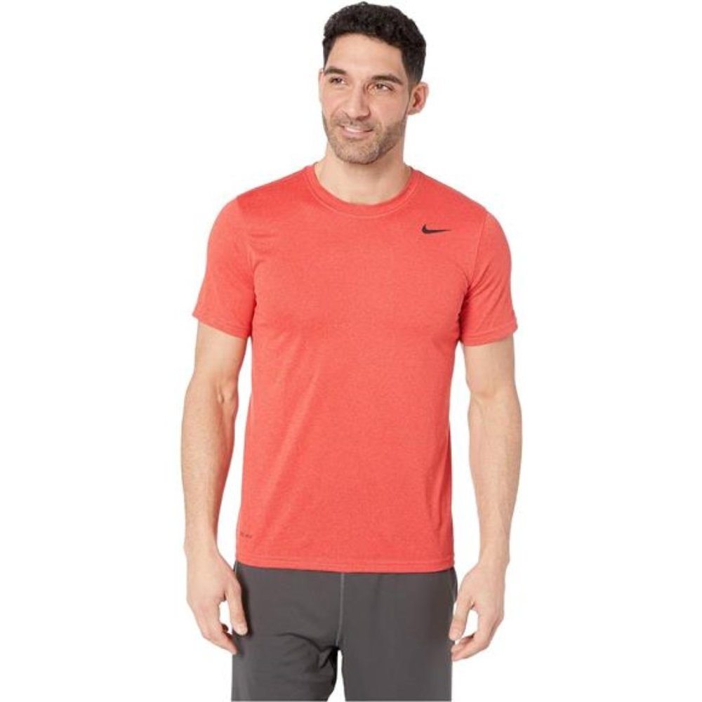 Nike Mens Legend Short Sleeve Tee T Shirt (XX-Large Size, Red Heather) NWT